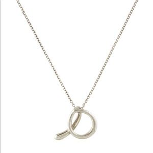 Tiffany & Co. Alphabet Letter ‘A’ Pendant Necklace, Elsa Peretti Collection